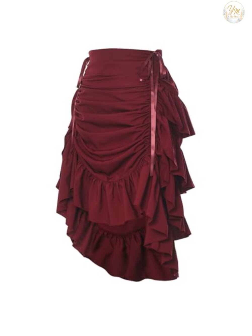 GRACEART Steampunk High Low Renaissance Faire Skirt
